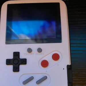 It’s a phone case that is also a game boy type of thing it has a bunch of games.